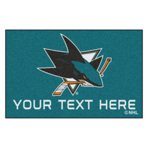 San Jose Sharks 19'' x 30'' Personalized Accent Rug