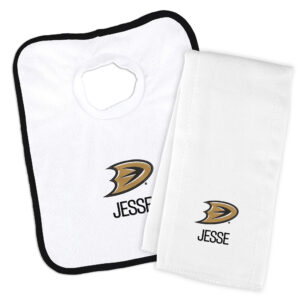 Chad & Jake  Anaheim Ducks Personalized Logo & Bib Set