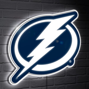 Tampa Bay Lightning LED Team Logo Shaped Lighted Wall Sign