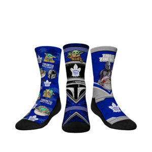 Youth Rock Em Socks Toronto Maple Leafs The Mandalorian 3-Pack Crew Socks