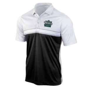 Men's Antigua White/Black 2023 Winter Classic Answer Polo