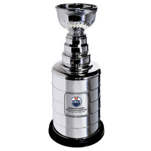 Edmonton Oilers 5-Time Stanley Cup Champions 25'' Replica Team Trophy