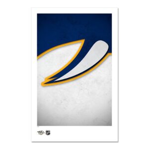 Nashville Predators 11" x 17" Minimalist Art Poster