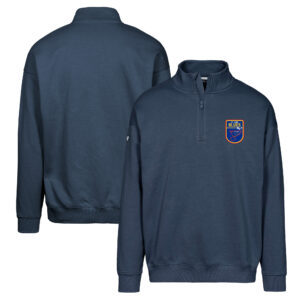 Men's Levelwear Navy St. Louis Blues Retro Murray Quarter-Zip Pullover Top