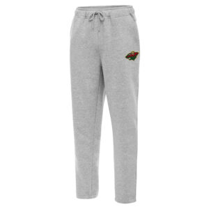 Men's Antigua  Heather Gray Minnesota Wild Victory Sweatpants