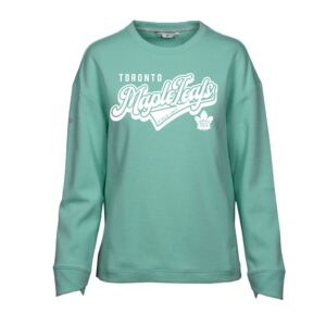 Women's Levelwear Mint Toronto Maple Leafs Fiona Sweep Pullover Sweatshirt