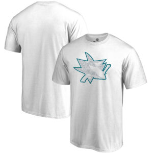 Men's White San Jose Sharks Whiteout T-Shirt