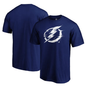 Men's Navy Tampa Bay Lightning Splatter Logo T-Shirt