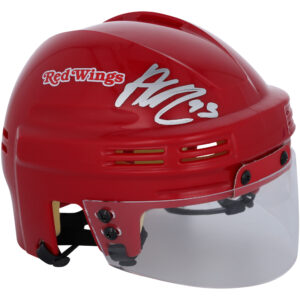 Alex DeBrincat Detroit Red Wings Autographed Red Mini Helmet