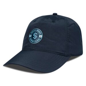 Men's Levelwear Black Seattle Kraken Crest Adjustable Hat