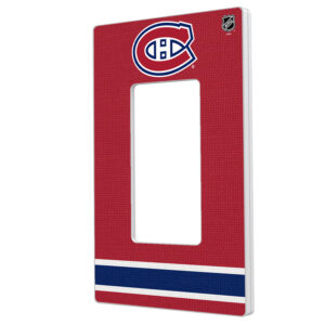 Montreal Canadiens Single Rocker Lightswitch Plate