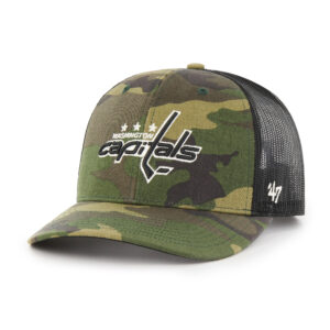 Men's '47 Camo/Black Washington Capitals Trucker Snapback Hat