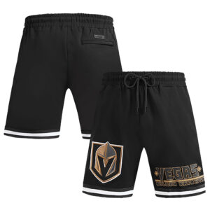 Men's Pro Standard Black Vegas Golden Knights Classic Shorts