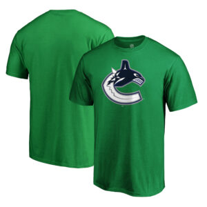 Men's Green Vancouver Canucks Primary Logo T-Shirt