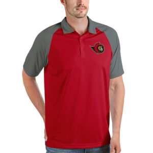 Men's Antigua Red Ottawa Senators Nova Polo