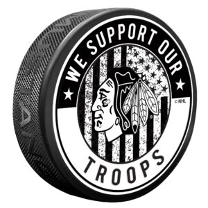 Chicago Blackhawks Military Appreciation Puck