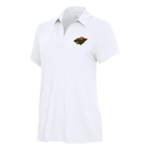 Women's Antigua White Minnesota Wild Era Polo