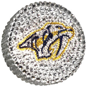 Nashville Predators Swarovski Crystal Hockey Puck