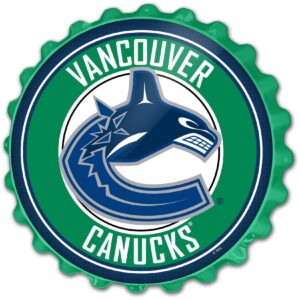 Vancouver Canucks 19'' x 19'' Bottle Cap Wall Sign