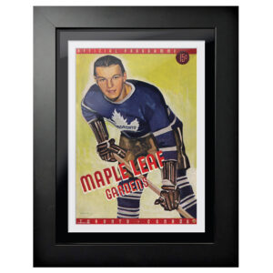 Toronto Maple Leafs Garden 18'' x 14'' Framed Program Cover Art Print