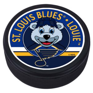 St. Louis Blues Mascot Hockey Puck