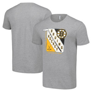 Men's Starter Heather Gray Boston Bruins Shield Graphic T-Shirt