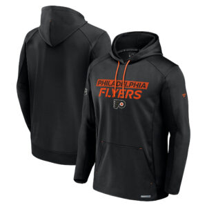 Men's Fanatics  Black Philadelphia Flyers Authentic Pro Rink Fleece Pullover Hoodie