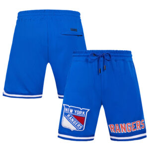 Men's Pro Standard Blue New York Rangers Classic Shorts