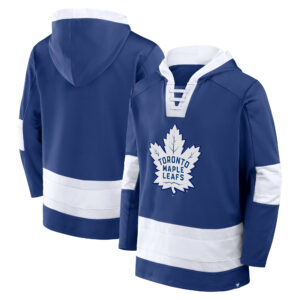 Men's Fanatics  Blue Toronto Maple Leafs Inside Line Fleece Pullover Hoodie