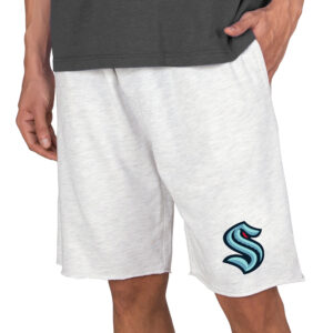 Men's Concepts Sport Oatmeal Seattle Kraken Mainstream Terry Shorts