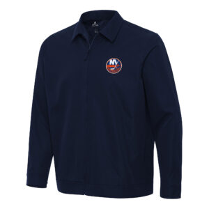 Men's Antigua  Navy New York Islanders Pivot Full-Zip Jacket