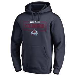 Men's Navy Colorado Avalanche Iconic Collection We Are Pullover Hoodie