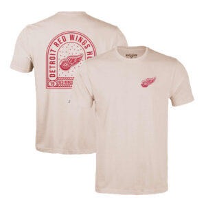 Men's Levelwear Khaki Detroit Red Wings Richmond Stained Glass T-Shirt