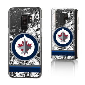 Winnipeg Jets Galaxy Stripe Clear Ice Case