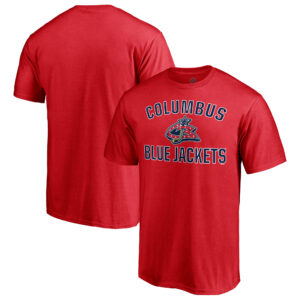 Men's Red Columbus Blue Jackets Special Edition Victory Arch T-Shirt