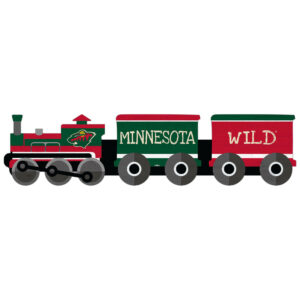 Minnesota Wild 6'' x 24'' Train Cutout Sign