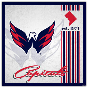 Washington Capitals 10" x 10" Greatest Hits Team Sign