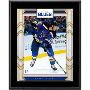 Brandon Saad St. Louis Blues 10.5" x 13" Sublimated Player Plaque