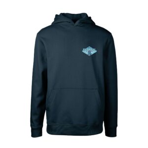 Youth Levelwear Deep Sea Blue Seattle Kraken Podium Club Patch 2.0 Fleece Pullover Hoodie