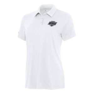 Women's Antigua White Los Angeles Kings Reprocess Polo