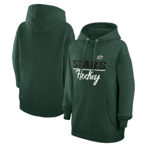 Women's G-III 4Her by Carl Banks Green Dallas Stars  Team Sport Tri-Blend Fleece Hoodie