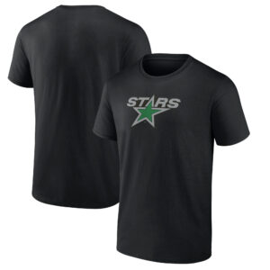 Men's Black Dallas Stars Team Primary Logo Graphic T-Shirt