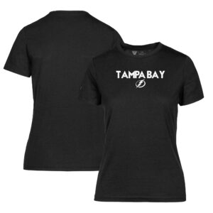 Women's Levelwear Black Tampa Bay Lightning Maddox City Capsule T-Shirt