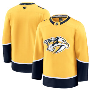 Men's Fanatics Yellow Nashville Predators Home Premium Jersey