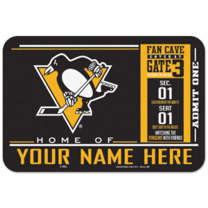 WinCraft Pittsburgh Penguins 20'' x 30'' Personalized Floor Mat